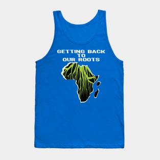 Proud African American getting back to our roots black history month Tank Top